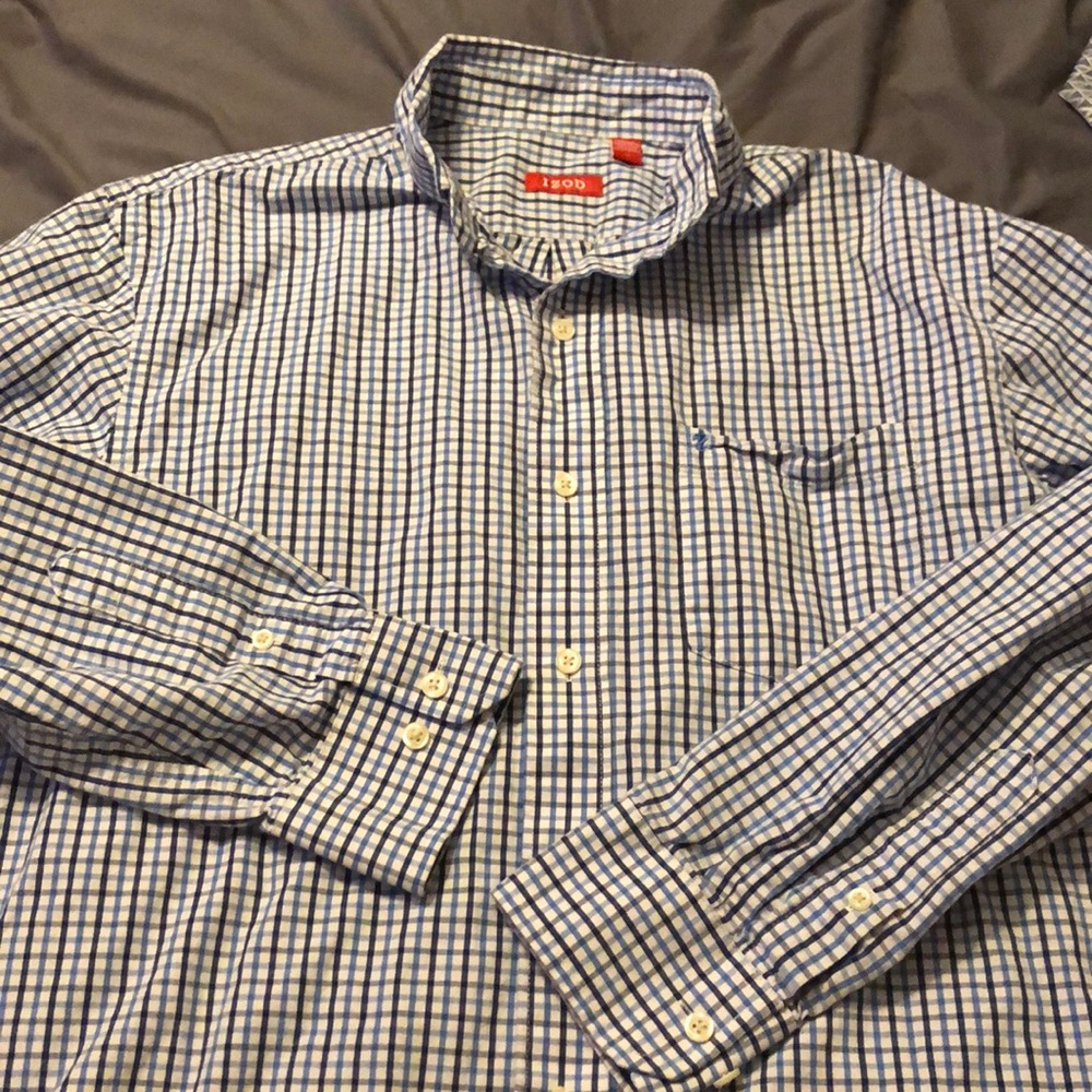 Izod Men’s plaid button down